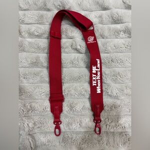 Beis The Shoulder Strap in Text Me Red